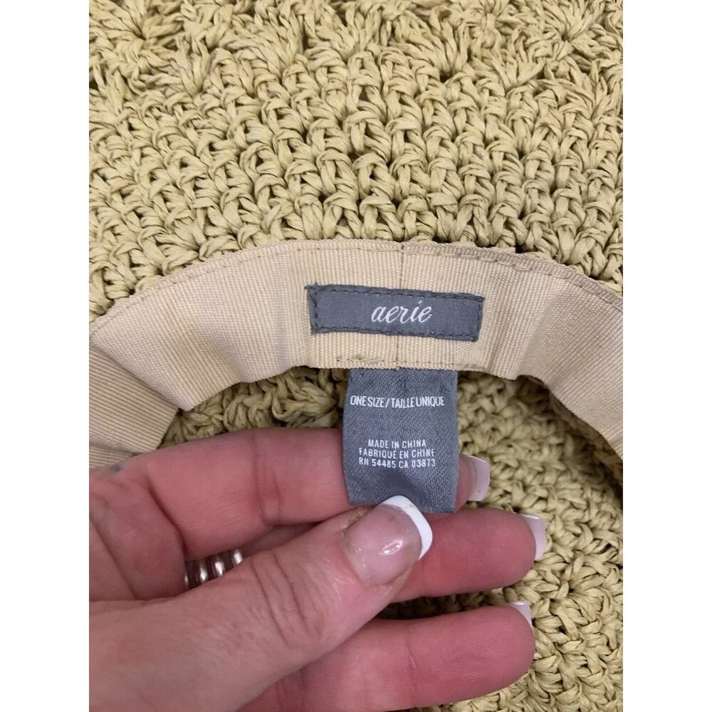 Aerie American Eagle Women's ultra braid Straw hat~Travel~